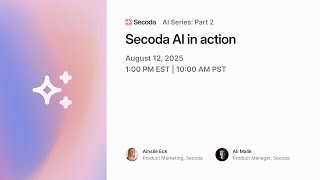 Secoda AI in action