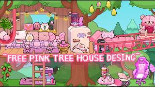FULL PİNK TREE HOUSE DESİNG!!!AND SAD STORY 😭🥺