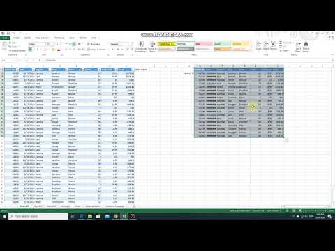 Excel Tips - cell/range selection
