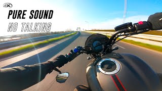 Kawasaki Vulcan S Arrow exhaust | Pure sound, no talking | 4K POV