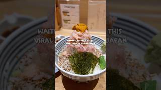 VIRAL SEAFOOD BOWL IN TOKYO JAPAN 📍Tsujihan Nihonbashi #japaneats #japanfood #tokyofood #tokyojapan