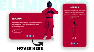 SQUID GAME Hover Effect using Elementor | WordPress Elementor Pro Tutorial | Elementor Tricks