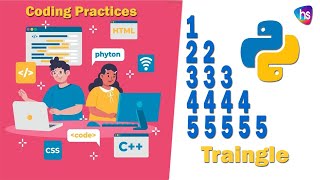 Python Pattern Programs With Examples - Python Programming Examples with source code - Harisystems