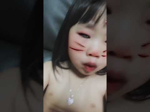 5살 여지니의 스노우카메라놀이