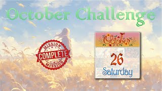 26th October (Sat) 5-Minute Calendar Puzzle Challenge - Time’s Ticking!
