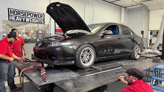 Turbo TSX on the dyno