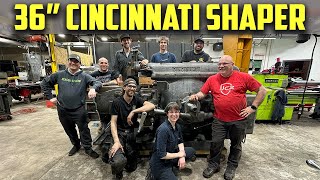 Bringing our 36" Cincinnati Metal Shaper Back to Life