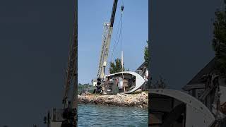 Lake of the Ozarks Nor-Tech Crash, Crane Flipover