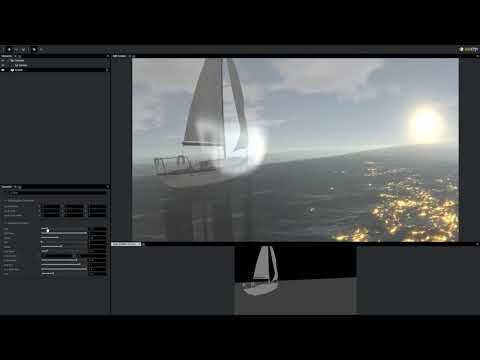 Playing with a simulated maritime environment in real-time with SynCity