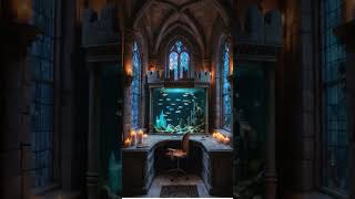 Transform Your Workspace with This Stunning Aquarium Desk! 💼🐠 #CoolDesign