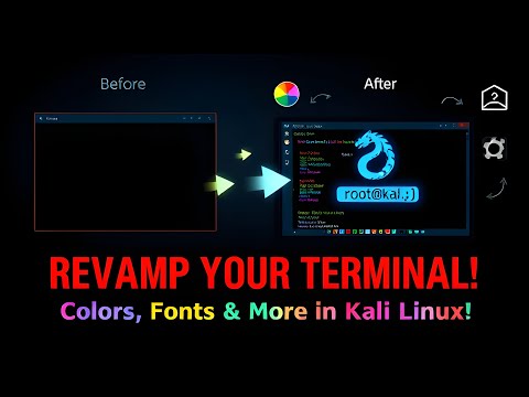 HOW TO CUSTOMIZE TERMINAL THEME IN KALI LINUX ( Text Size, Color, Etc)