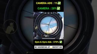 ✅ PUBG/Bgmi 3.9 best sensitivity settings | bgmi sensitivity code | #shorts #bgmi #pubg #sensitivity
