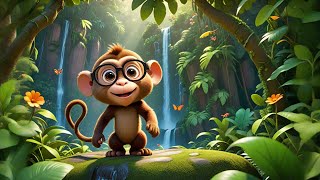 Five Silly Monkeys Swing and Slide | Monkey Song for Kids | Fun Nursery Rhymes and Baby Songs