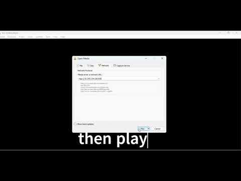 How to Get Live View of Network Camera in RTSP Player (#vlcplayer) Step-by-Step Guide