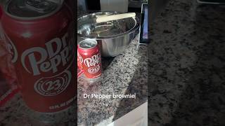 20 likes? 💗#brownie #drpepper #bigback #baking #like #20likes #fyp