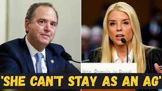 ALMOST UNWATCHABLE Adam Schiff BRUTALLY CONFRONTS COCKY Pam Bondi Over Her Past Statement