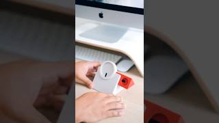 Elago MS5 Duo Charging Stand for Apple Devices | Stone + Red color #elago #ms5 #magsafeduo #apple