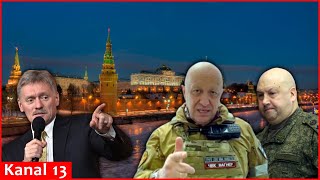 Kremlin has 'no information' on whereabouts of Surovikin or Prigozhin