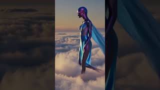 Blue Avians—birdlike beings of light. #alien #starseed #shorts #aivideo #blueavian