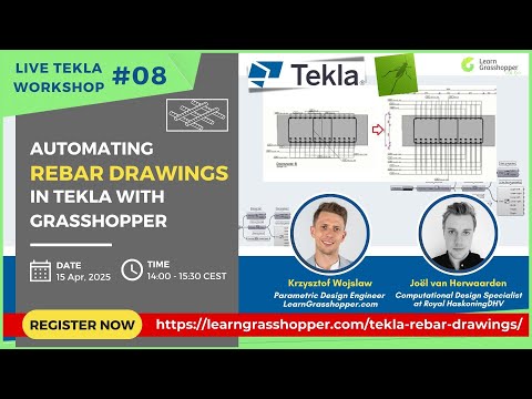 AUTOMATING REBAR DRAWINGS in Tekla with Grasshopper
