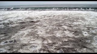 Tsunami Hits The Chikyu Drilling Ship, Hachinohe 3.11 [Cam 5/Extended]