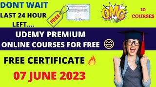 Udemy Free Courses | Udemy Free Courses Certificate Coupon Code | Tech-Savvy Vinay |#udemy |#07june