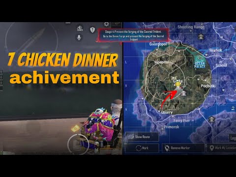 7 chicken dinner achivement #bgmi #pubgmobile