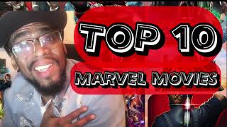 My #TOP10 #Marvel movie 🎥 List