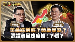 美金跌到底？黃金暴跌？這投資全球瘋推！？穩？ft.翁偉捷.鄭廳宜【理財必修課】EP17  阿格力 詹璇依 精華
