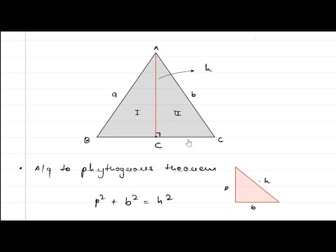 Heron's theorem 1.1 Basic derivation