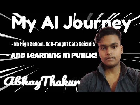 🚀 My AI Journey: No High School, Self-Taught & Learning AI in Public! 💻🔥