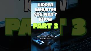 Hidden websites you didn't know – Part 3 #techshortcuts #aitools #hiddenwebsites #webhacks