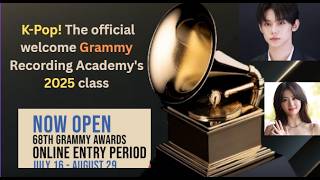 HUGE NEWS! 4th Gen K-Pop Stars Officially Join The GRAMMY Recording Academy! #kpop