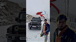 -28°  🥶 HR ehh #tharvlog #thar #tharlover #thar4x4 ￼