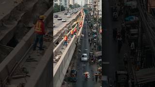 ⚠️ Elevated Roadway Gives Way During Maintenance! 😱🚧 Total Collapse!