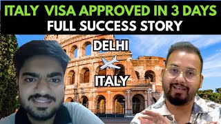 Italy Study Visa Approved in Just 3 Days 2025! Full Process Revealed | Ft. Hari Om