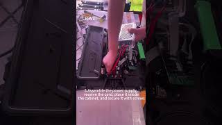 outdoor rental led display how to assemble cabinet #outdooradventure #ledscreen #ledpanel  #ledtv