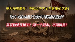野村陆挺警告：中国经济下半年断崖式下跌！为什么社会主义国家不怕经济崩盘？苏联崩溃是镜子？同一个剧本，不同演员？