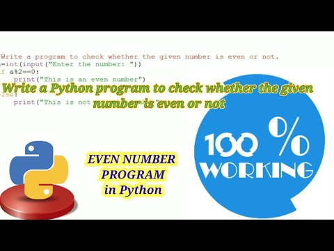 Write a Python program to check whether the given number is even or not | #python  Coding  | EDUHUB