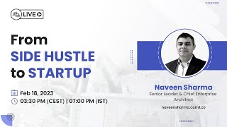 From Side Hustle to Startup - Ep. 3 Financial Literacy by Naveen Sharma