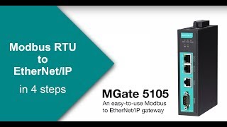 Convert Modbus RTU to EtherNet/IP in 4 steps