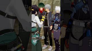 悠真／ライト／アキラ／セス指くるくる「dudi dudi dam」 #ゼンゼロMMD #ゼンレスゾーンゼロ #Zenless_Zone_Zero #浅羽悠真 #shorts #shortsvideo