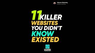 📈 11 websites you didn't know existed! #aitools #website #chatgpt #techreels #reels #viral #fyp