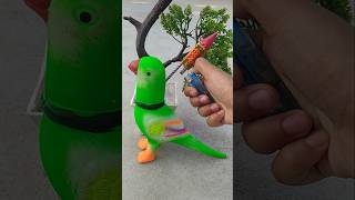 Rc big parrot under the tree toy testing