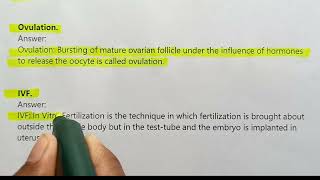 What Is IVF And Ovulation | Class 10 Science | Study Scientar