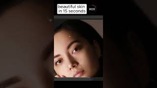 How to do a natural skin retouch in 15 seconds specially for short  #shorts