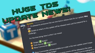 HUGE TDS UPDATE NEWS!