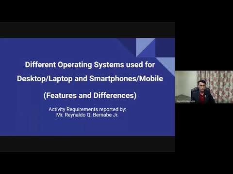 Masteral Lecture: Operating Systems for Desktops and Laptops