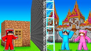 I Cheated with a PROFESSIONAL Builder in a Building Challenge Competition (Minecraft)