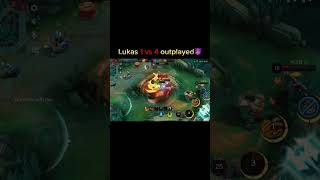1 vs 4#mobilelegends #mlbb #montage %